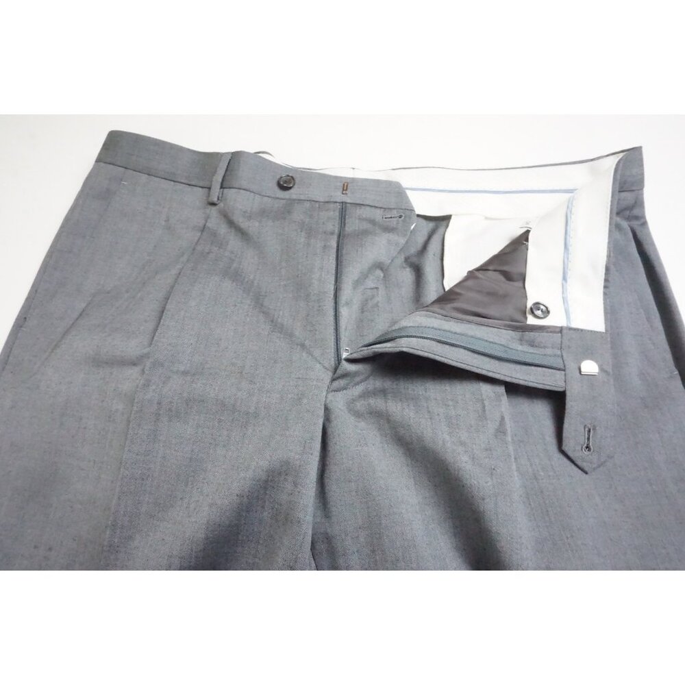 Ballantyne Light Gray 100% Wool 2 Pc Suit Jacket Pants 44R BRAND NEW - Picture 12 of 12